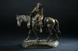 Antoine Bofill, Horse with Young Rider, Bronze; signed 'Bofill'