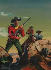 D. C. Eyles, Texas Stranger, Oil on board.