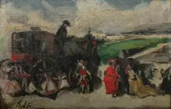Bandits by Angel Monedero, Oil on board, sold Jun 2012