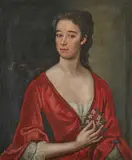 British School, Portrait of Dorothy Simpkins, Oil on canvas