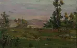 Frank Townsend Hutchens, Summer Landscape, Oil on board