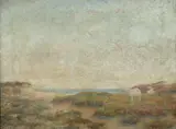 Henry Rankin Poore, White Horse Along Beach, Oil on canvas.
