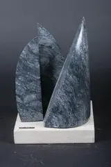 American School, Solidarity, Marble - Height: 14 1/2 in