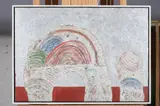 Francesco Fedeli, Abstract Arch, Mixed media on board.