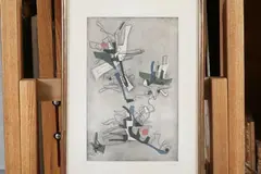 Ferdinand Springer, Composition (Untitled), Color etching