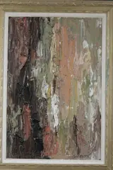Elmo Gideon, Abstract, Oil on canvas