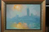 Dudlay, On the Thames, Oil on canvas