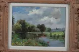 American School, On the Water, Giclee on canvas