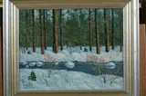 Herbert Foerster, Pine Trees in Snow