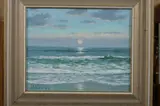 Herbert Foerster, Moon Rising Over Ocean