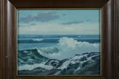 Big Roller by Herbert Foerster, Oil on board, offered Jul 2012