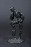 American School, Untitled, STANDING MALE FIGURE, bronze - Height: 14 in