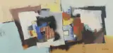 Juan Luis Lopez, Abstract, Oil on board