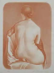 Simkha Simkhovitch, Nude, Lithograph