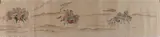 Chen Yuan du, Untitled, ZHAO JUN DEPARTS THE FRONTIER, ink and color on paper scroll, signed and sealed. - Painting: about 133 7/8 in. x 17 3/8 in
