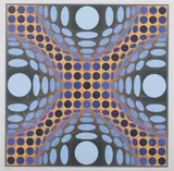 Victor Vasarely, Untitled, Color lithograph