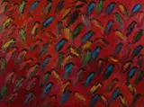 Hunt Slonem, Red Finches