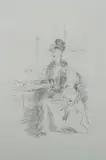 James Abott McNeill Whistler, Jolie New Yorkaise, JOLIE NEW YORKAISE, lithograph