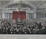 James M. Edney, Daniel Webster Addressing The United States Senate, Lithograph