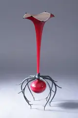 Untitled by Charles Savoie, Cast bronze and glass, offered Sep 2012