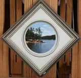 Jane Mihalik, View of Lake Laura, Oil on board