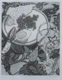 Jack Beal, Caviar, Etching