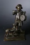 Continental School, Drummer Boy with Dog, Bronze - Height: 12 in