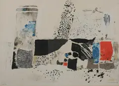 Oskar Koller, Abstract, Color lithograph