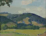 Arthur James Beaumont, Mountain Landscape, MOUNTAIN LANDSCAPE, oil on board