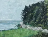 Posner, Thompson Island, Oil on canvas