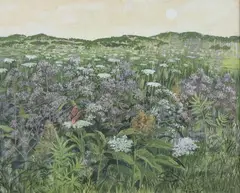 Shenkle, Queen Anne'S Field, Acrylic on board.