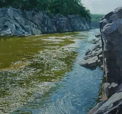 John Winslow, The River, Oil on canvas