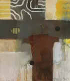 Lene Noer, Untitled, oil on canvas 160.5 x 141.5cm