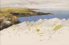 Chris Bushe, Untitled, Coul Point' pencil and gouache 25.5 x 36.5cm Provenance: Panter & Hall