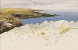 Chris Bushe, Untitled, Coul Point' pencil and gouache 25.5 x 36.5cm Provenance: Panter & Hall