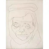 Rafael Coronel, Untitled, Lápiz de grafito sobre papel
