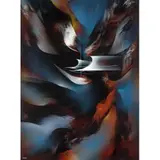 Buque fantasma by Leonardo Nierman, Acrílico sobre masonite, offered Feb 2022