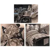 a) Niño mexicano tendrá desayuno by Ernesto "el Chango" García Cabral, Tinta sobre papel cartón, offered Feb 2022