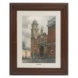 Jaime Andrade García, Panorámica de Puebla, Acuarela sobre papel
