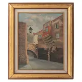 P. Antonio Ruiz, Vista de Guanajuato, Óleo sobre tela