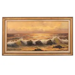 Marina by Maccarin, Óleo sobre tela, offered Feb 2022