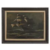 Luca Papaluca, Marina, Óleo sobre tela