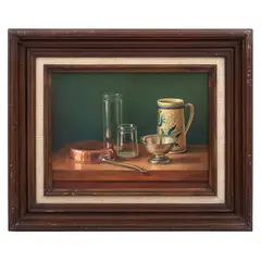 Bodegón by Firmado Gambar, Óleo sobre tabla, offered Feb 2022