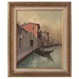 Fiorini, Vista veneciana, Óleo sobre tela