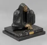 J. Terminell, Siglo XX, 1986, Escultura en bronce patinado