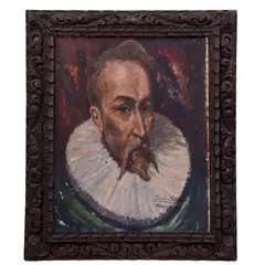 Quijote by Julián Martínez Soto, Óleo sobre tela, offered Feb 2022