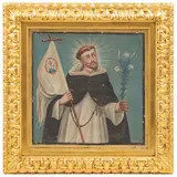 Santo Domingo, MÉXICO, SIGLO XVIII, Óleo sobre tela