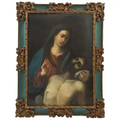 la Piedad, SIGLO XIX, Óleo sobre tela