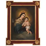 Ca. by Virgen Con El Niño, 1900, Óleo sobre tela, offered Jan 2022
