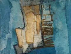 Luftaufnahme by Heinz Trökes, 1963, Öl auf Leinwand, sold Dec 2020
